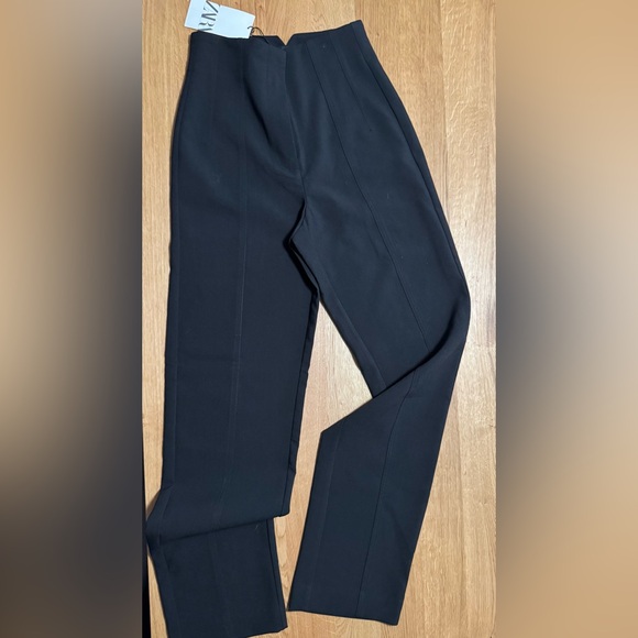 Zara High-Waisted Black Pants- Size XS - Picture 2 of 8
